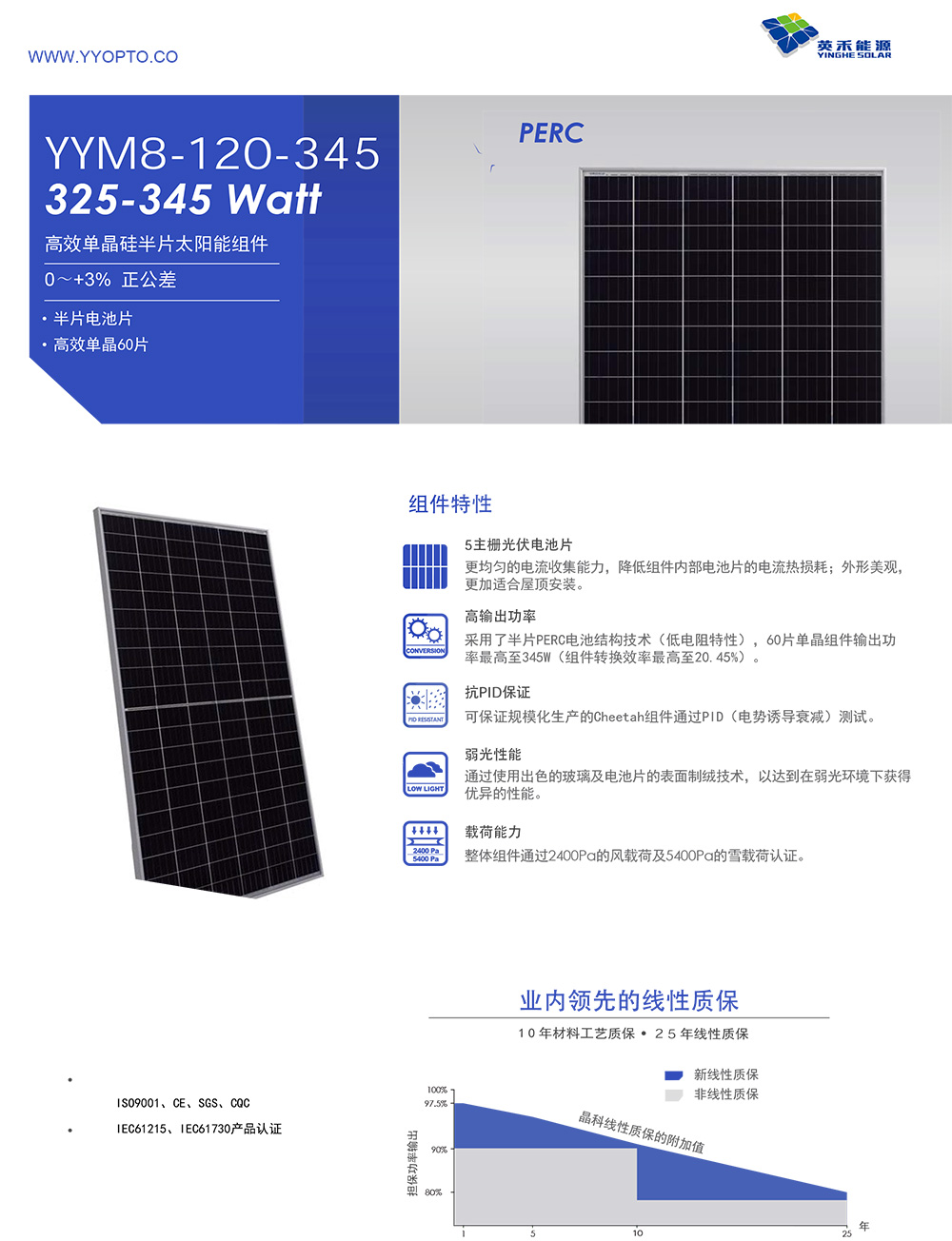 高效单晶硅半片太阳能组件